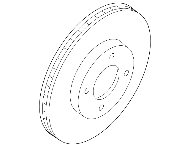 Freno de disco rotor delantero genuino Nissan Sentra Versa D0206-ET01CNW Foto 1 de 3