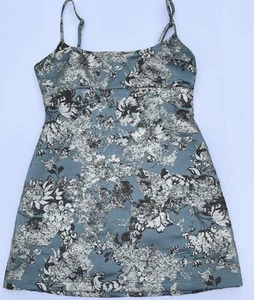 Urban Outfitters Monette Jacquard Mini Dress Gold/Teal Above the Knee Sz. Medium - Picture 1 of 8