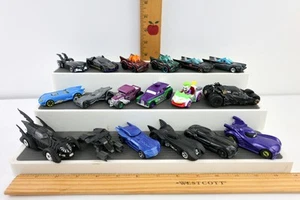 Hot Wheels DC Comics BATMAN-Batmobile, JOKER, Batcast ~ Lot of 18 Diecast Cars - Picture 1 of 9