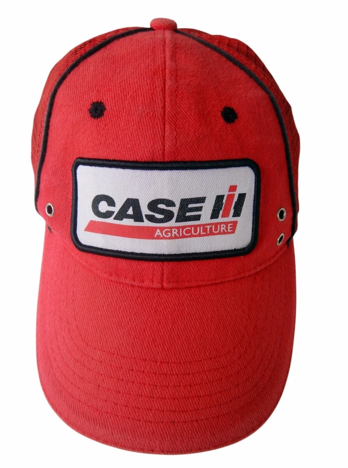 Case IH Agriculture Men's Faded Red Cotton Adult Size Snapback Baseball Cap Hat — 第 1/4 张图片
