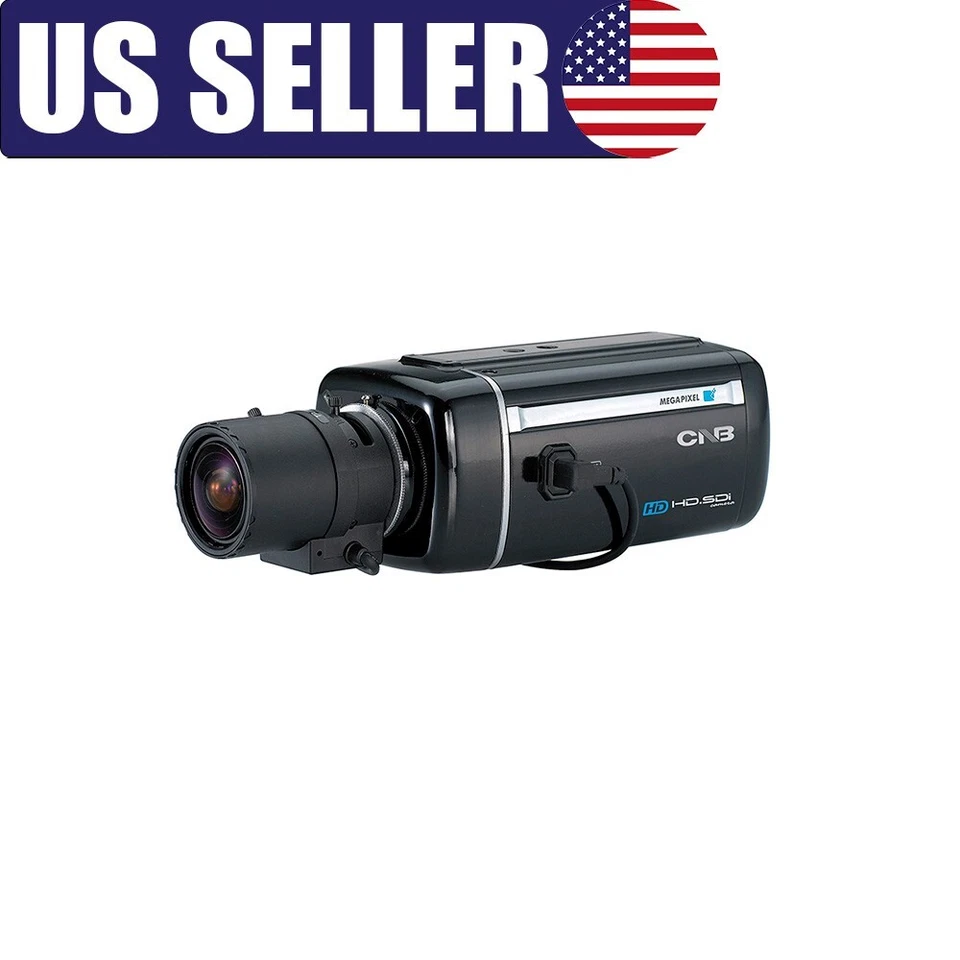 CNB BB2-B0F HD-SDI Box Camera CCTV Security Full HD 1080P 2.0MP Motion Detection - Image 1 of 2