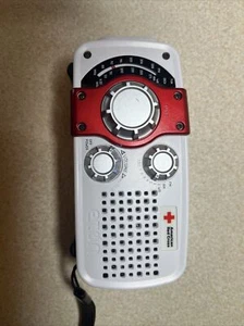 Eton Croce Rossa Americana AM/FM-Radio Meteo Vintage Confezione Plastica - Foto 1 di 5