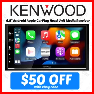 Kenwood DMX7022S 6.8" Android Auto Apple CarPlay Head Unit Media Receiver - Picture 1 of 8