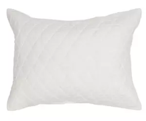 Villa Classic Home Collection Vintage Lana Quilt Wool Standard Pillow Sham 20x26 - Picture 1 of 4