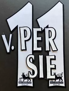 v.PERSIE NOME+NUMERO PREMIER LEAGUE 1997-2007 WHITE - Foto 1 di 1