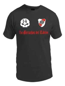 RIVER PLATE LOS BORRACHOS DEL TABLON - Black T-SHIRT Adults III - Ask for Sizes - Picture 1 of 1