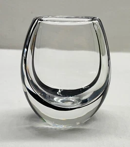 Vint Kosta Boda Glass 'Contour' Small Mini 3" Vase Vicke Lindstrand #41270 - Picture 1 of 6