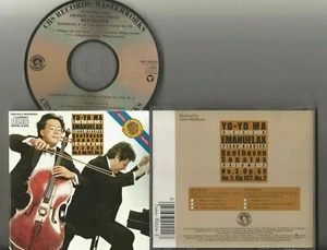 Beethoven Sonatas 3 and 5 Yo-Yo Ma + E. Ax CD CBS Masterworks 6 tracks EX Cond.  - Bild 1 von 1