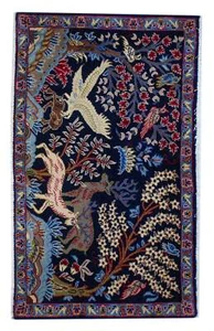 Teppich Keshan Handgeknüpft Perserteppich Orientteppich Carpet Tappeto Tapis Rug - Bild 1 von 3