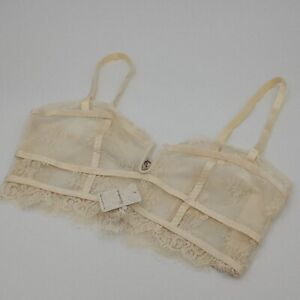Free People Women's Small Layer in Lace Bustier Ivory