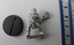 TECH GANGER a Metal Rogue Trader Necromunda Confrontation Hive Gang 40K 1990 W3f - Bild 1 von 2