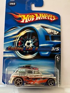 Hot Wheels 2006 Mainline, Cockney Cab II, #068, Chrome Burnez 3/5, Bin 5 - Bild 1 von 6