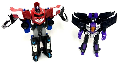 Transformers Robots In Disguise Optimus Prime & Combiner Wars Skywarp Leader - Image 1 of 4