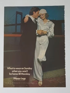 Vintage Paper Magazine Advertisement Print Ad Happy Legs New York Magazine 1974 - Picture 1 of 4