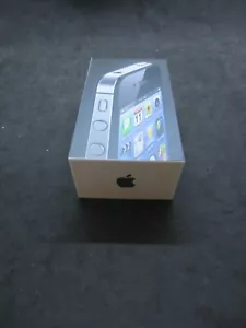 Apple iPhone 4 boîte vide avec manuel et autocollants Apple - Noir 8 Go - Sans téléphone - Photo 1 sur 6