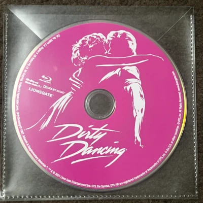 NEW DIRTY DANCING (1987) - Blu-ray disc only in clear plastic envelope / no case - Image 1 of 2