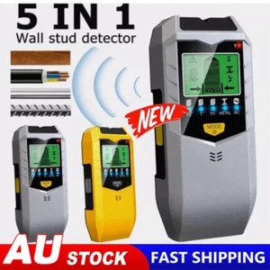5 in 1 Digital Stud Finder Metal Pipe Wire Wall Sensor Scanner LCD Detector GT - Picture 1 of 14