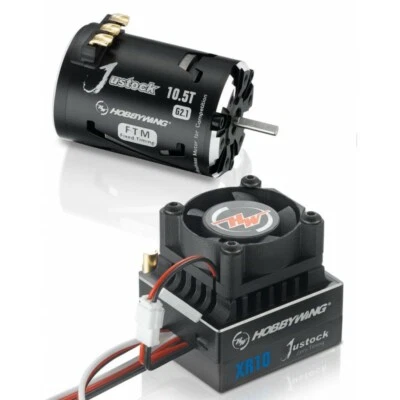 HOBBYWING 38020240 Combo Brushless XERUN XR10 13.5T 60A 2950Kv JUSTOCK G2.1 - Immagine 1 di 4