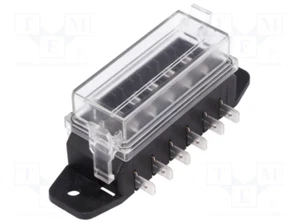 MTA 0100600 6 POSITION COMPACT MICRO/ATR FUSE BLOCK BOX *C14 - Picture 1 of 2