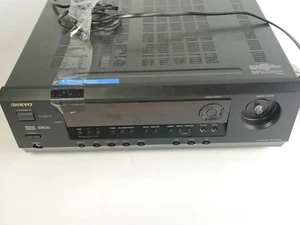Onkyo TX SR304 5.1 Channel 65 Watt AV Receiver Black NO REMOTE MALAYSIA MADE - Picture 1 of 12