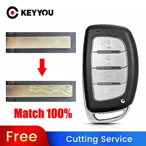 BLADE CUT by PHOTO Car Key Case For Hyundai Tucson Elantra IX25 IX35 Sonata - Imagen 1 de 7