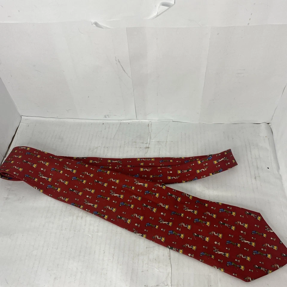 SALVATORE FERRAGAMO CORBATA ROJA HOMBRE GOLF Y TENIS ANCHO: 3,75 LONGITUD: 58 Foto 1 de 4