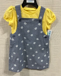 Baby girl Child of mine 2 piece dress set 3/6,12,24 - Picture 1 of 4