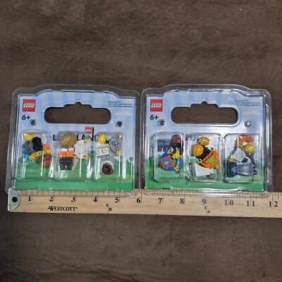 2 Lego Legoland BLISTER PACKS of 3 Minifigures Each 853607 - Image 1 of 4