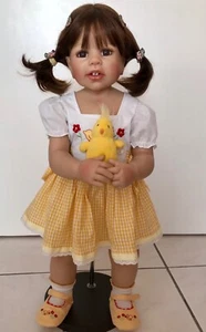 Künstlerpuppe Polly von Monika Levenig . ( Leichte Verfärbungen ) - Bild 1 von 19