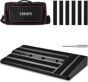 Guitar Pedal Board 20"x10"x2.4" with Carry Bag and Power Supply Compartment - Picture 1 of 7