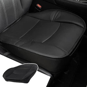 Full Surround Car Seat Front Cover Leather Pad Mat Auto Chair Cushion Protector - Foto 1 di 12