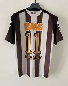 Maglia gara NEYMAR Santos versione Player Match Worn Issue preparata - Foto 1 di 13