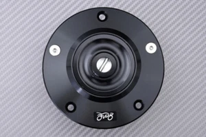 Tankdeckel 1/4 Drehung Farbe Schwarz +Schlüssel SUZUKI GSR 750 WVC5 2011-2016 - Picture 1 of 10