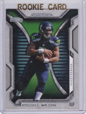 RUSSELL WILSON Seattle Seahawks 2012 NFL RC Topps Strata ROOKIE CARD - Image 1 of 2