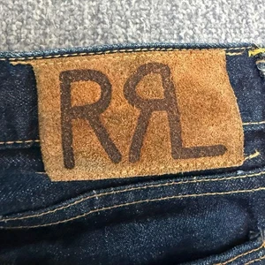 RRL Slim Fit Denim Pants W28 Selvedge Made in USA Men Dark Blue - Picture 1 of 20