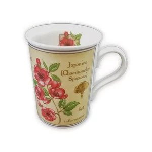 Vintage Crown Trent Coffee Cup Mug Poppy Japonica Floral Fine Bone China England - Picture 1 of 10