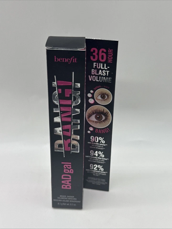 Benefit BAD gal BANG Volumizing Mascara Intense Pitch Black 0.3 oz BNIB (D5) - Image 1 of 1
