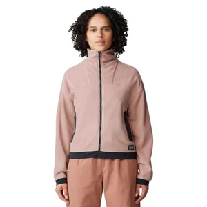 Mountain Hardwear Powder Maven Fleece Full Zip Women's Winter Jacket, Smokey Qua - Picture 1 of 4