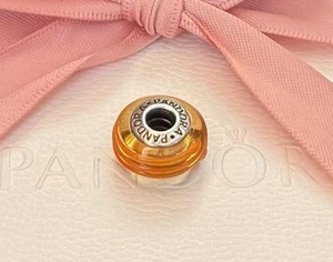 Pandora Murano oranges Band Silber, Selten #790621 - Bild 1 von 4