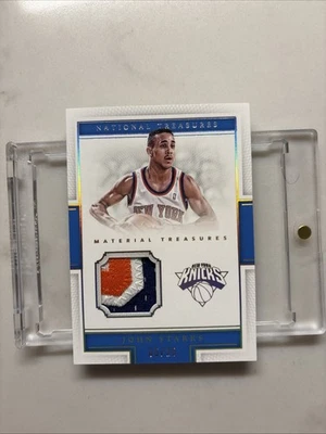 John Starks 2015-16 Panini National Treasures Material Treasures /25 #34 ПЕРВОКЛАССНОЕ СОСТОЯНИЕ - Изображение 1 из 2