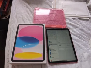 Apple iPad 128GB A16 10.9 Inches WiFi 11th Gen 2025 Pink 100% battery - Picture 1 of 5