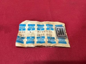 NOS 1966 DODGE POLARA 500 GLOVE BOX EMBLEM LOGO MOPAR 2631961 - Picture 1 of 2