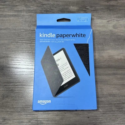 Amazon ( 11th Generation ) Kindle Paperwhite Fabric Case - Dark Grey Black - Image 1 of 4