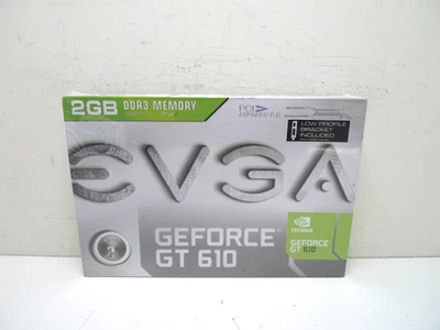 NVIDIA EVGA GeForce GT 610 DDR3 2GB Graphics Card | Sealed - Image 1 of 4