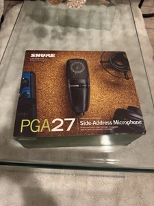 Shure PGA27 Large Diaphragm Side-Address Cardioid Condenser Microphone, New! - Picture 1 of 14