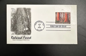 Sc 4378 Redwood Forest Priority Mail $4.95 ArtCraft SEV# 1 FDC XF P# single - Picture 1 of 1