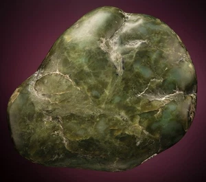 Nephrite "Jade" Willow Creek, Big Sur Coast, Monterey Co, California 2404-025 - Picture 1 of 6