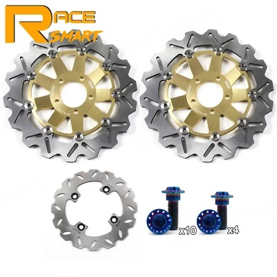 For Kawasaki Z1000 2003-2006 Front Rear Brake Rotors Discs Mounting Bolts Screws - Image 1 of 4