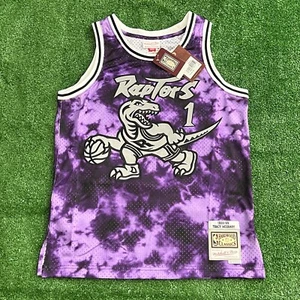 Tracy McGrady Toronto Raptors Mitchell & Ness Mens M Galaxy Reflective Jersey - Picture 1 of 8
