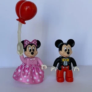 Lego Duplo Disney Mickey & Minnie Mouse Figures with Balloons & VGC - Picture 1 of 6
